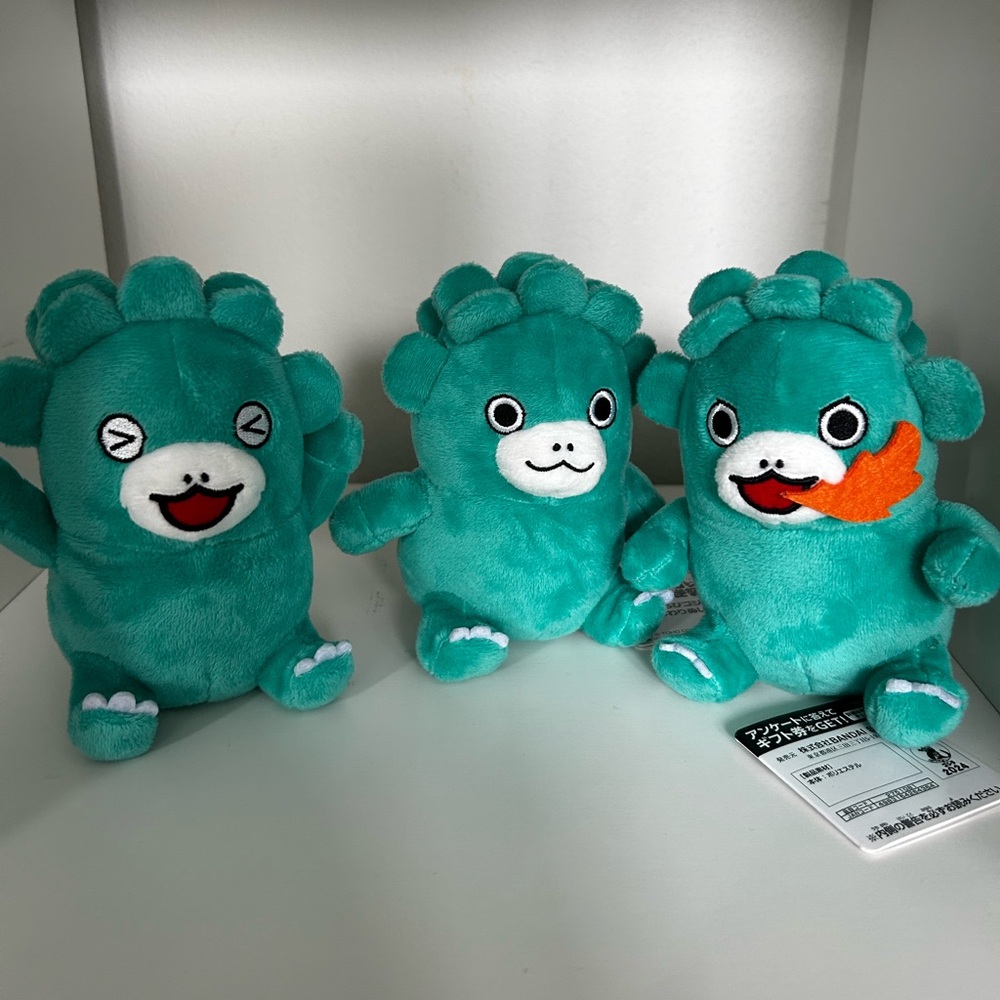 Chibi Godzilla, Chibi Godzilla 3 set plush NWT